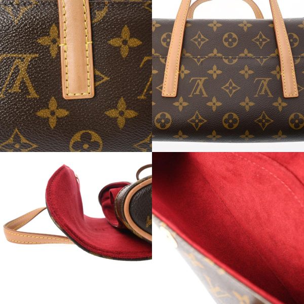 800000119673000 11 c Louis Vuitton Sonatine Handbag Canvas Brown