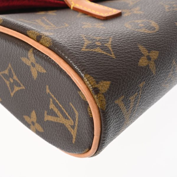 800000119673000 7 Louis Vuitton Sonatine Handbag Canvas Brown