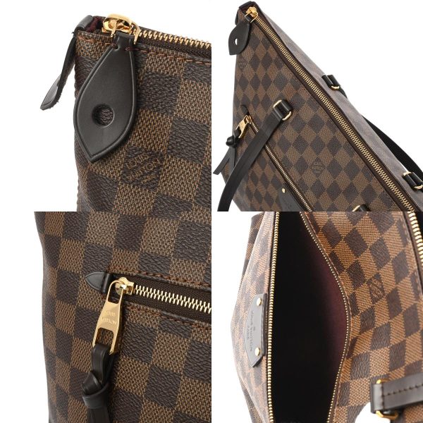 800000123103000 10 c Louis Vuitton Jena MM Tote Bag Damier Brown