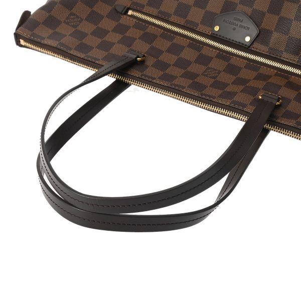 800000123103000 3 Louis Vuitton Jena MM Tote Bag Damier Brown