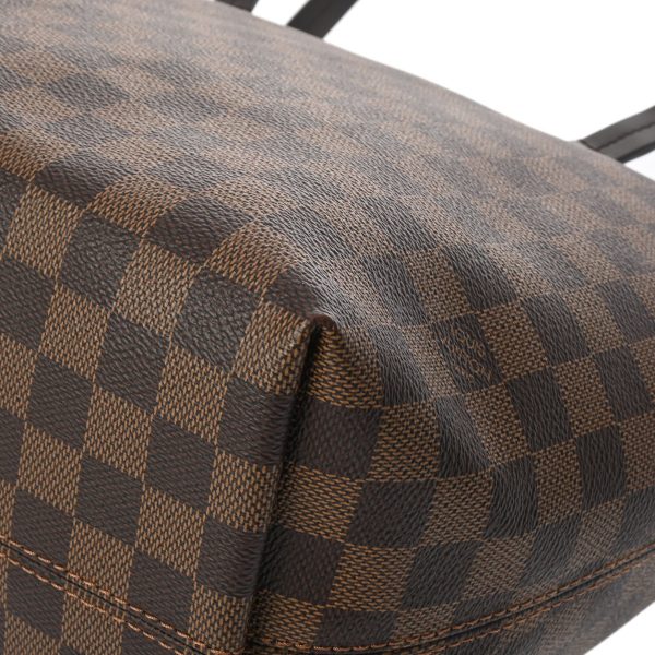 800000123103000 9 Louis Vuitton Jena MM Tote Bag Damier Brown