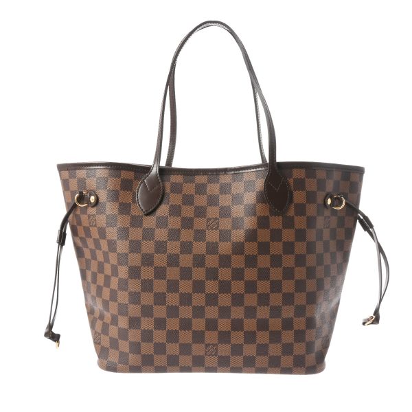 800000123309000 1 Louis Vuitton Neverfull MM Damier Tote Bag Brown