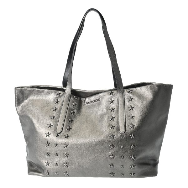 800000123399000 1 Leather Tote Bag Silver