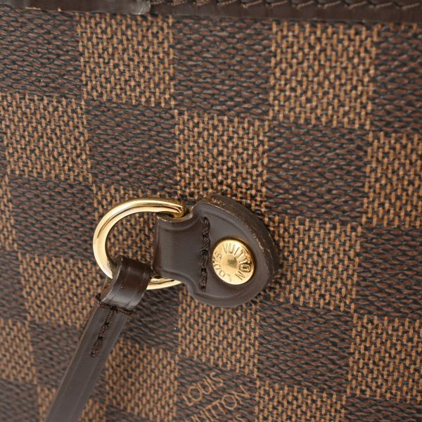 800000123901000 10 Louis Vuitton Neverfull Mm Damier Tote Bag Brown