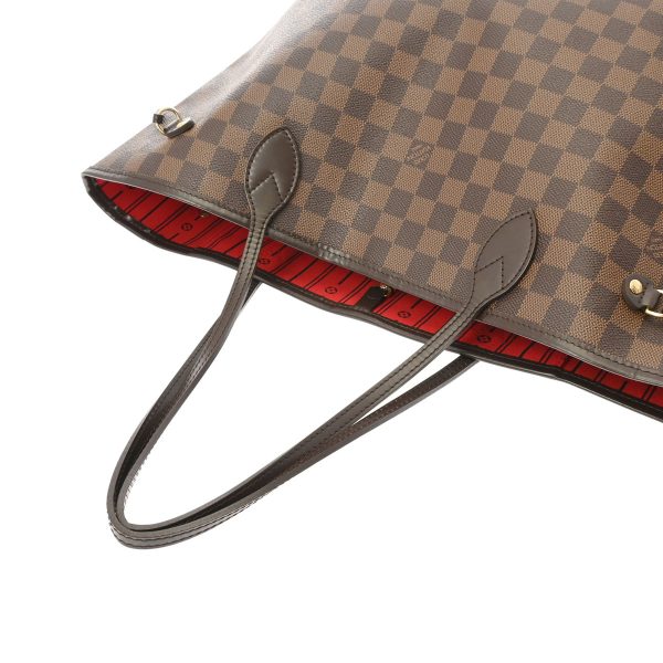 800000123901000 3 Louis Vuitton Neverfull Mm Damier Tote Bag Brown