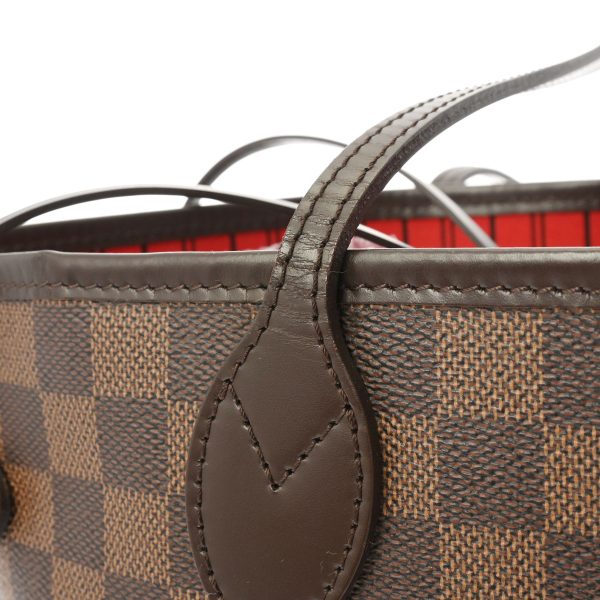 800000123901000 7 Louis Vuitton Neverfull Mm Damier Tote Bag Brown