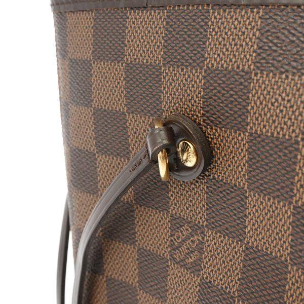 800000123901000 8 Louis Vuitton Neverfull Mm Damier Tote Bag Brown