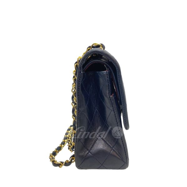 8006000809676 5 Chanel Matelasse Double Flap Chain Bag Navy