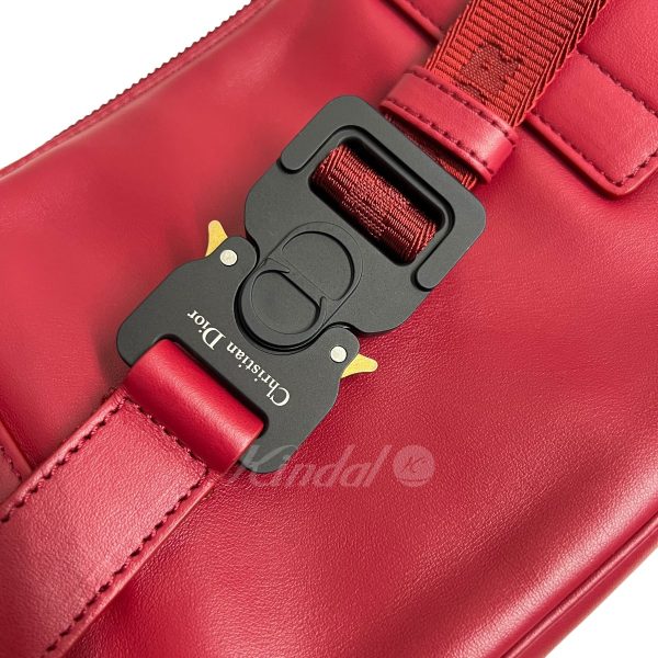 8006001419973 9 Dior Oblique Saddle Leather Galaxy World Tour Belt Bag Red