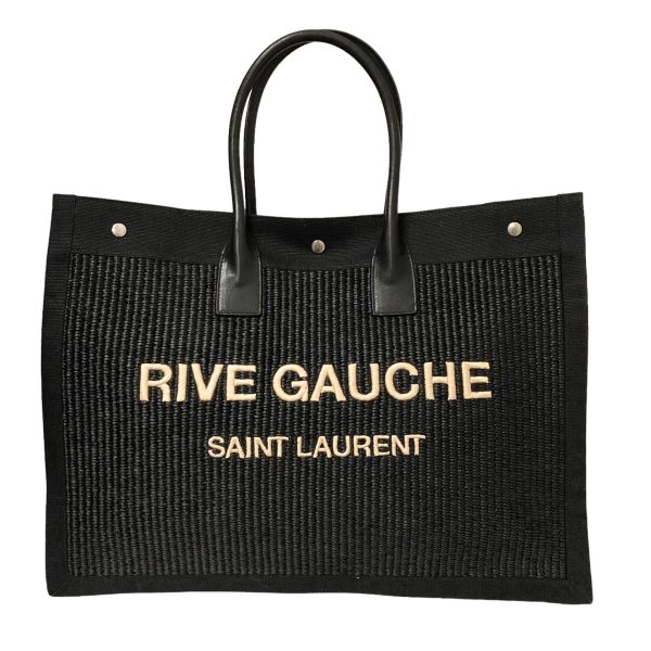 8018001184317 1 Saint Laurent Paris Rive Gauche Tote Bag Black