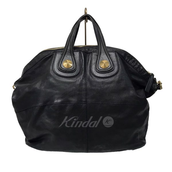 8020000851763 4 Givenchy Studded Nightingale 2Way Bag Black