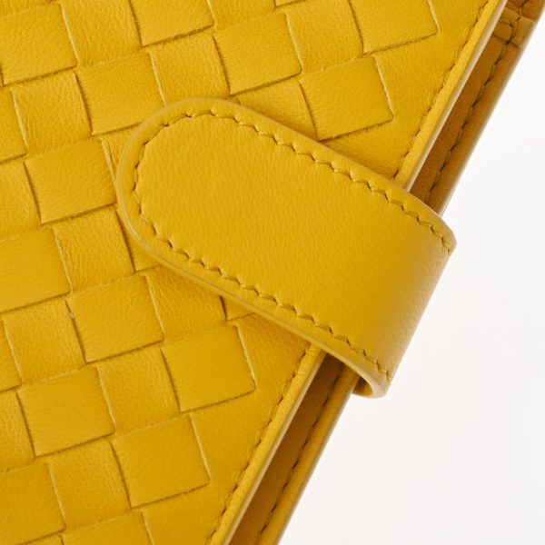 802000156393000 8 Bottega Veneta Intrecciato Calf Bifold Wallet Yellow