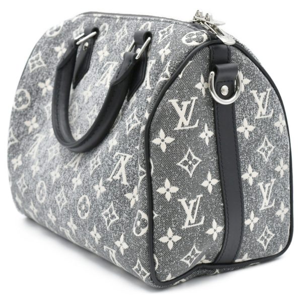 8023f040011 4 LOUIS VUITTON Speedy Bandouliere 25 2way Shoulder Bag Gray