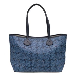 80332 1 Louis Vuitton Lock Me Hippo Shoulder Grain Calf Leather Marine Rouge Navy