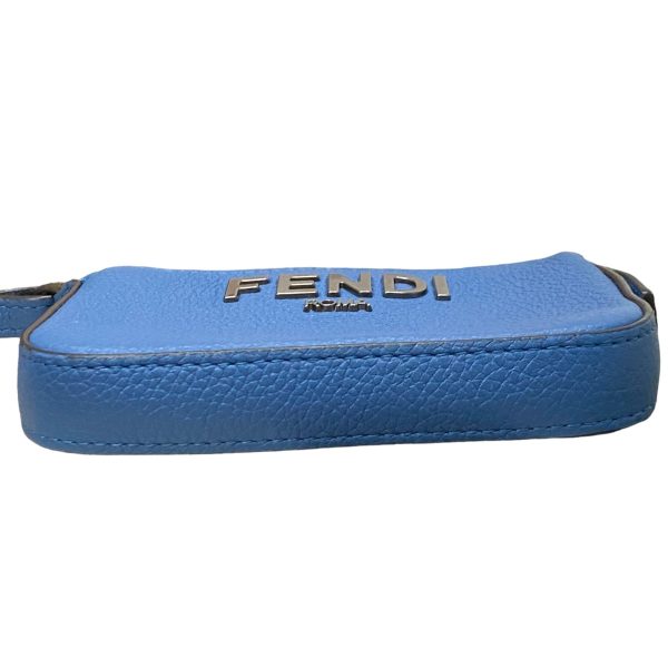 8045000745041 8 Fendi Pouch Leather Shoulder Bag Blue