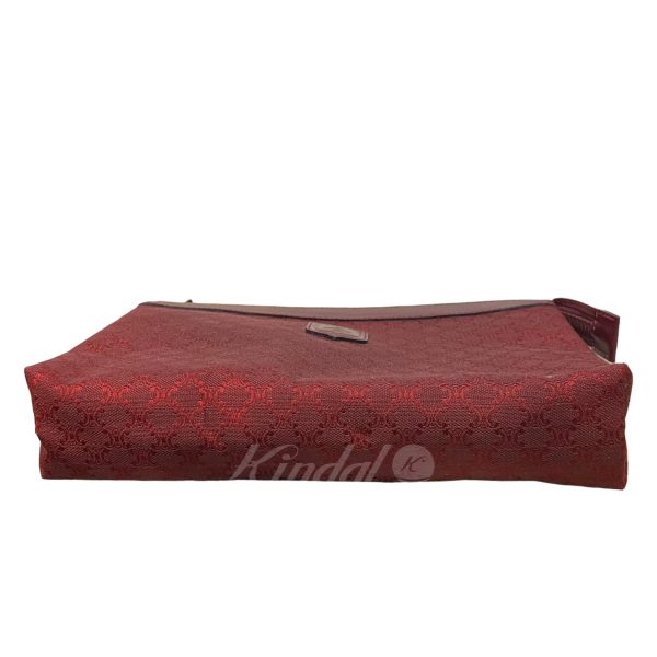 8045000779411 6 Celine Macadam Clutch Bag Red