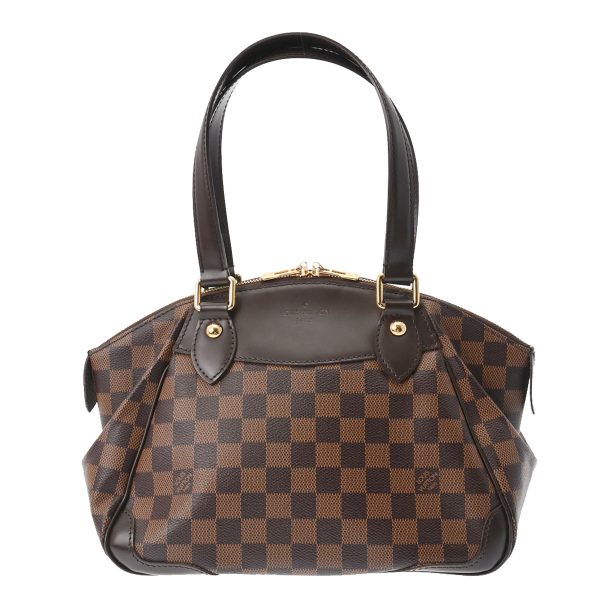 805000943731000 1 Louis Vuitton Damier Verona PM Handbag Brown