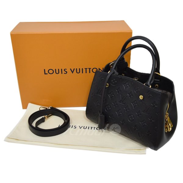 8066000200644 5 Louis Vuitton Montaigne BB 2way Bag Monogram Empreinte Black