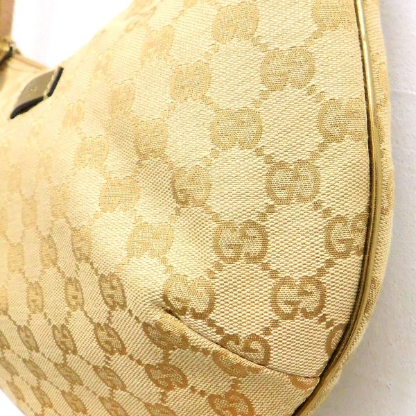 8075000076753 12 Gucci GG Canvas Shoulder Bag Gold