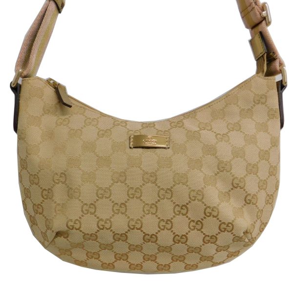 8075000076753 2 Gucci GG Canvas Shoulder Bag Gold