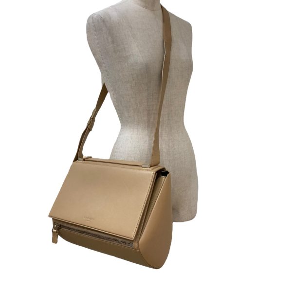 8079000437477 17 Givenchy Pandora Shoulder Bag Beige