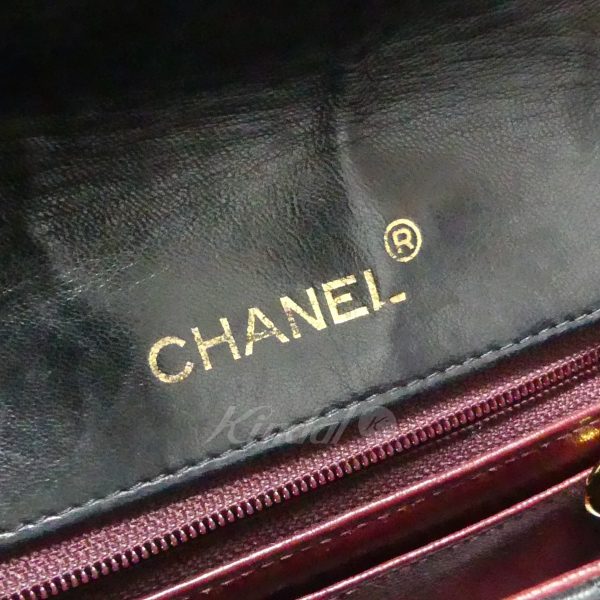 8081000035317 6 Chanel Diana25 Matelasse Leather Chain Bag Black