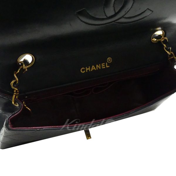 8081000035324 6 Chanel Cocomark Matelasse Chain Flap Shoulder Bag Black