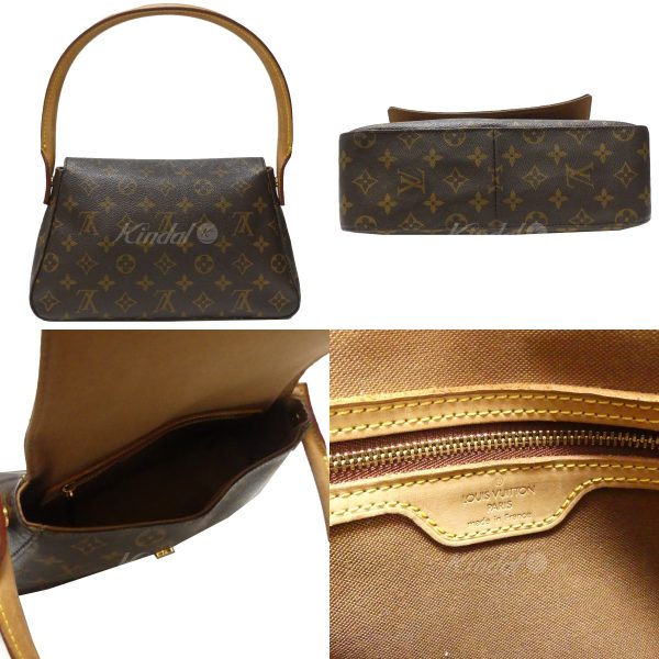 8081000043213 2 Louis Vuitton Monogram Mini Looping Shoulder Bag Brown