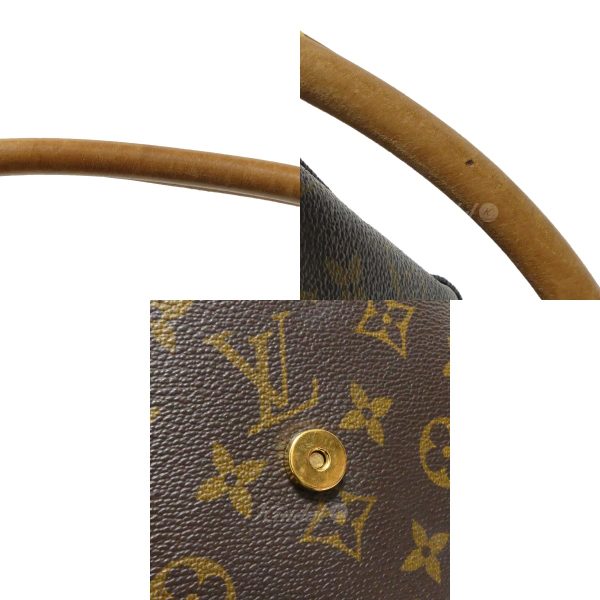 8081000043213 3 Louis Vuitton Monogram Mini Looping Shoulder Bag Brown