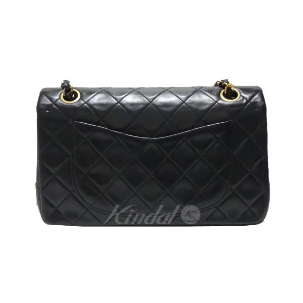 8081000048744 4 Chanel Matelasse 23 Flap Lambskin Chain Bag Black Gold