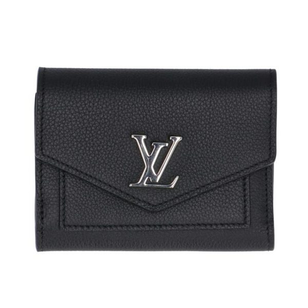 81493 1 Louis Vuitton Portefeuille My Lock Me Compact Trion Noir Black