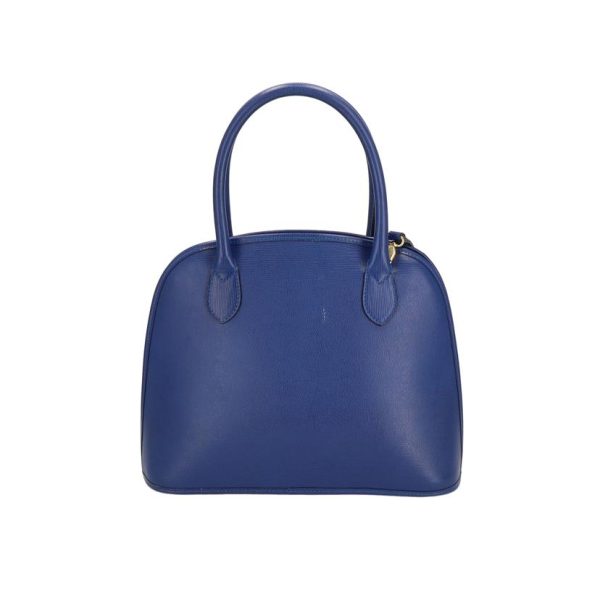 81799 2 Celine Leather 2 Way Bag Blue