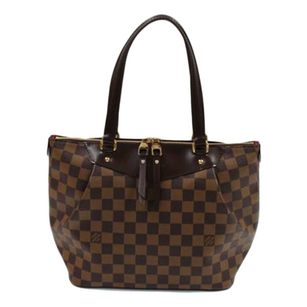 82257 1 Louis Vuitton Westminster Damier Ebene Shoulder Bag Brown