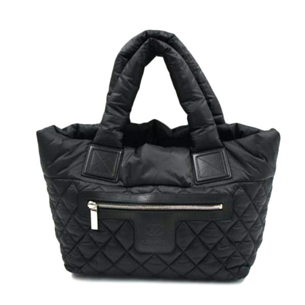 83164 1 Chanel Coco Cocoon Nylon Tote PM Black