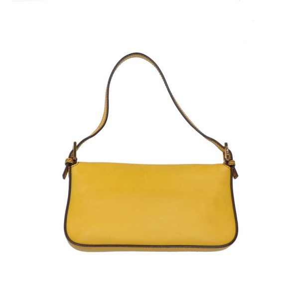 84202 2 Fendi Mamma Bucket One Shoulder Yellow