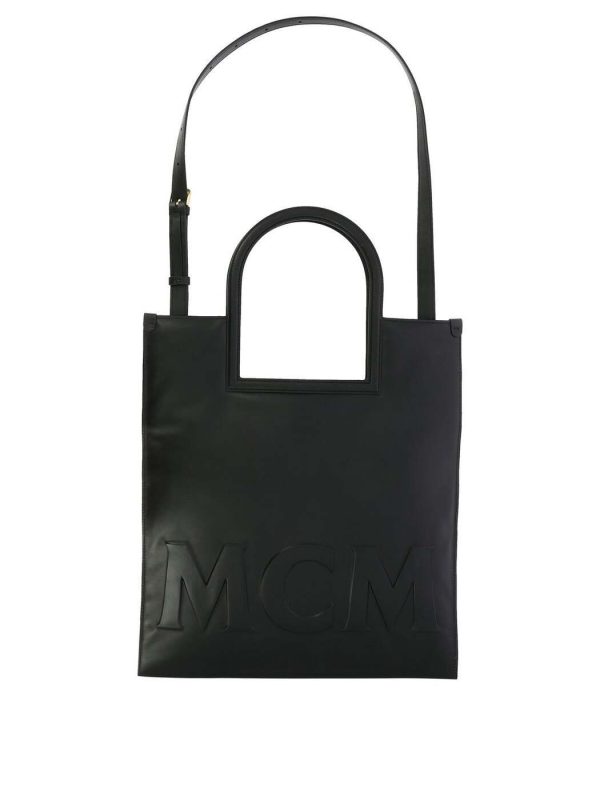 848163d449b2971 ba 2 MCM Tote Bag Black