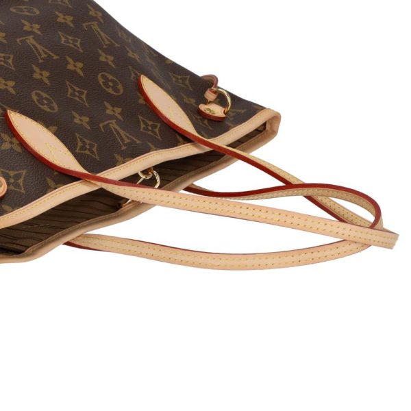 84863 3 Louis Vuitton Neverfull Pm Monogram Leather Brown