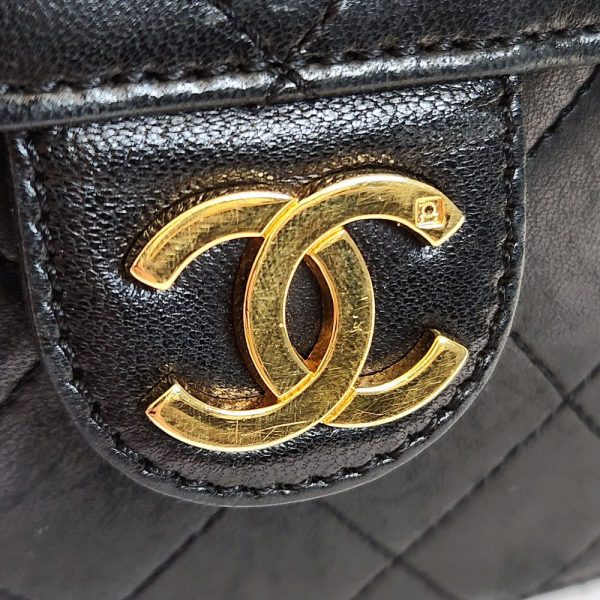 850 5 Chanel Matelasse Single Flap Push Lock Chain Shoulder Bag