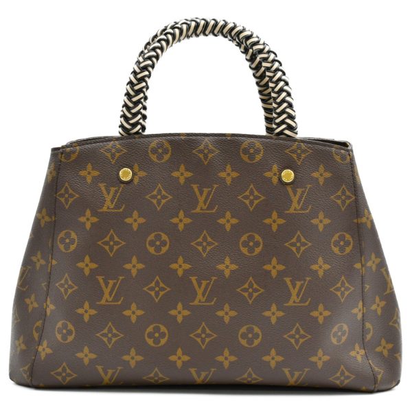 8523e270022 1 LOUIS VUITTON Monogram Montaigne handbag Brown