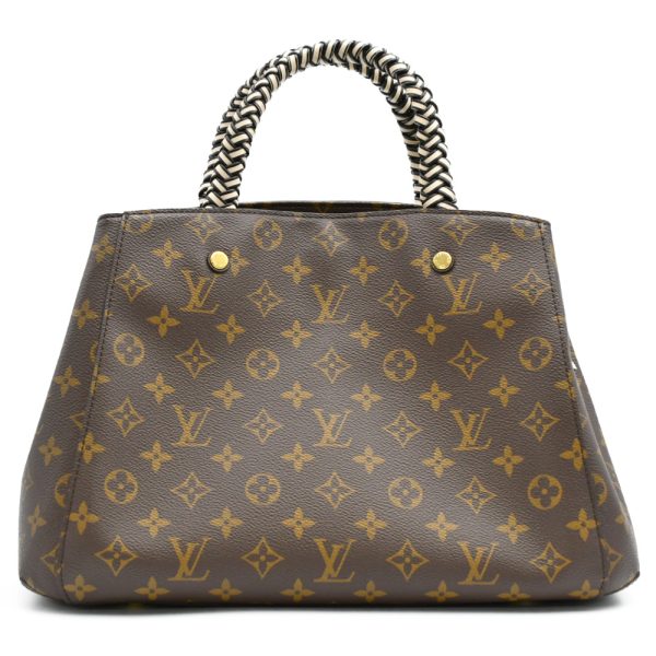 8523e270022 2 LOUIS VUITTON Monogram Montaigne handbag Brown