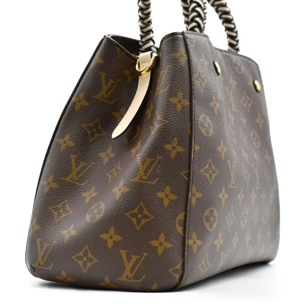 8523e270022 4 LOUIS VUITTON Monogram Montaigne handbag Brown