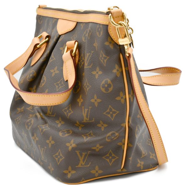 8523j280024 4 LOUIS VUITTON Palermo PM Monogram Shoulder Bag Brown