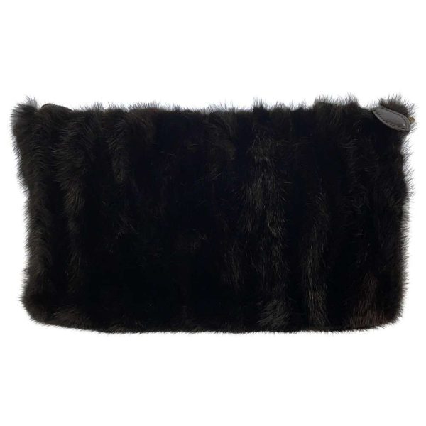 8644381 03 Louis Vuitton Mink Pochette Accessory Fur Black