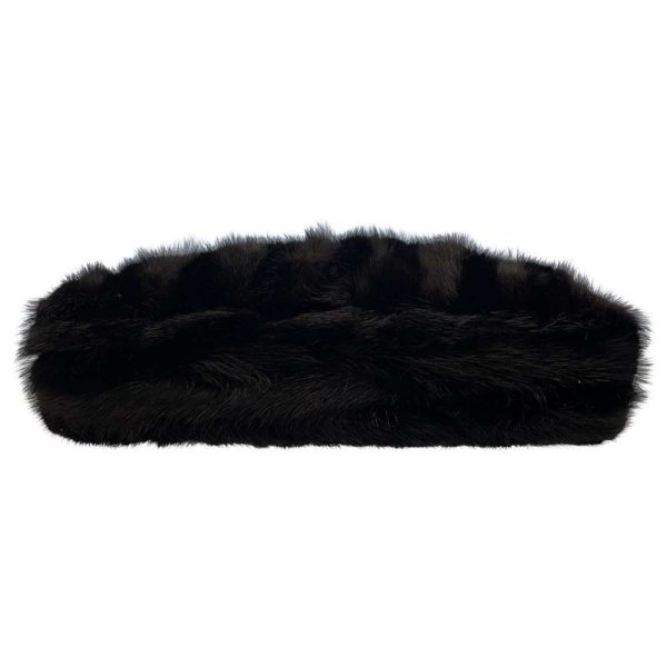 8644381 04 Louis Vuitton Mink Pochette Accessory Fur Black