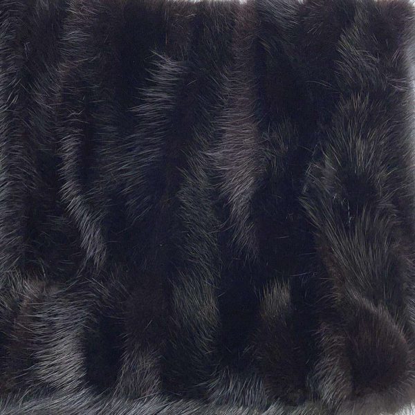 8644381 08 Louis Vuitton Mink Pochette Accessory Fur Black