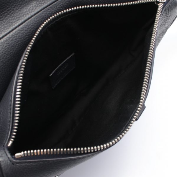 870570 2 Dior Saddle Leather Body Bag Dark Navy