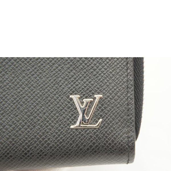 87317 9 Louis Vuitton Zippy Dragonne Taiga Shoulder Bag Brown