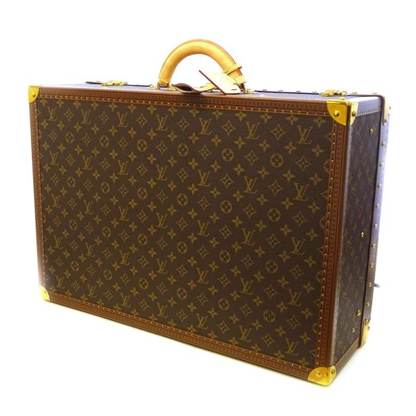 8744876 01 Louis Vuitton Trunk Monogram Alzer 60 Brown