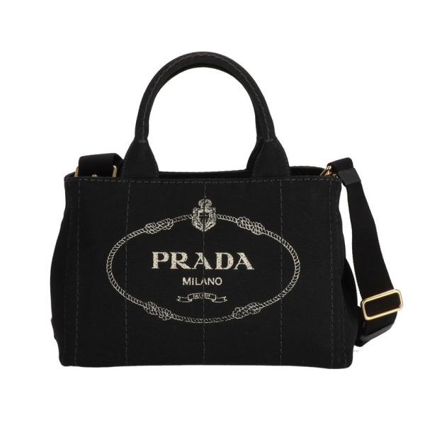 88534 1 Prada Canapa Tote Bag Black