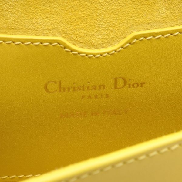 887411 3 Christian Dior Bobby East West Leather Shoulder Bag Yellow